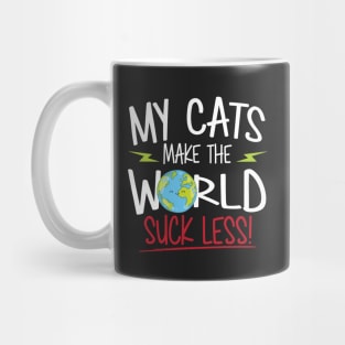 My Cats Make The World Suck Less Mug